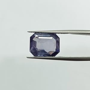 Zafiro azul octogonal natural de 7.57 quilates de Sri Lanka, piedras sueltas para la fabricación de joyas y anillos, tabla Ratti 8.25 BSTN-03 - Product Image 2