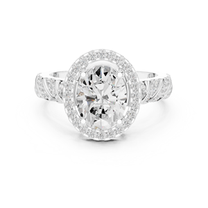 แหวนเพชรหล่อ14K ออกแบบอัญมณีหรูหราสำหรับผู้ค้าส่ง - Product Image 6