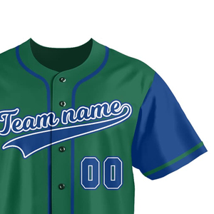 Camisetas de Béisbol Personalizadas con Impresión por Transferencia de Calor, 100% Poliéster, Anti-UV, Logotipo y Número Bordados Personalizados - Product Image 4