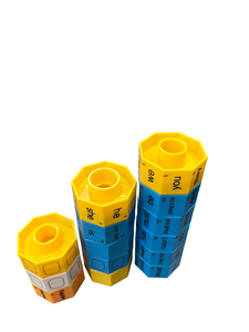 Bloques de Construcción de Gramática en Inglés para Niños, Personalizados OEM/ODM, Cilindros Hexagonales de Plástico para Aprender Palabras, Juguete Educativo - Product Image 6