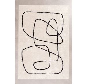 Modern Hand Tufted Abstract Line Art Area <b>Rug</b> Wool Cotton Contemporary Living Room Bedroom Decorative Floor Carpet <b>Rug</b> - Product Image 6