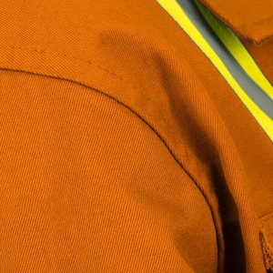 Combinaison de travail industrielle à manches longues, réfléchissante, marron, avec bandes haute visibilité - Product Image 4
