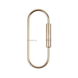 Solid Brass <b>Rings</b> Keychain Durable Metal <b>Key</b> <b>Ring</b> Solid Brass Keychain for Gift Souvenir Promotional Branding <b>Accessory</b> - Product Image 1
