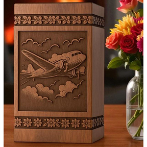 Custom Engraved Wooden Resin Urn <b>Box</b>: <b>Pet</b>/Human <b>Memorial</b> Keepsake urn <b>Memorial</b> Keepsake by AYAANS - Product Image 3