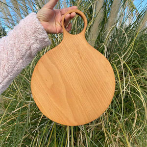 Tabla de Cortar de Madera Maciza Rectangular Multifuncional y Portátil de Doble Cara, Apta para Lavavajillas, No Tóxica - Product Image 1