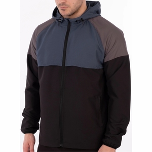 <b>Men's</b> Lightweight Waterproof <b>Pullover</b> Windbreaker Half Zip Hooded <b>Jacket</b> with Front Pocket Custom Logo Available - Product Image 1