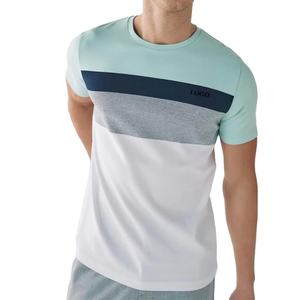 Venta al por mayor de los hombres de tacto suave Regular Fit Camiseta 100% algodón de manga corta hombres camiseta transpirable y cómoda - Product Image 1