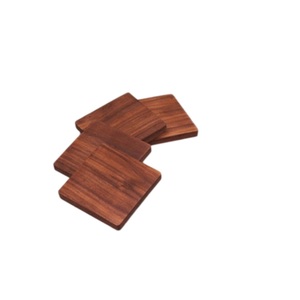 Handmade Mango Wood Coaster <b>Set</b> Of 6 With <b>Antique</b> Buggi Style Holder Eco-Friendly Wooden Drink Coasters For Coffee <b>Tea</b> Cups - Product Image 5