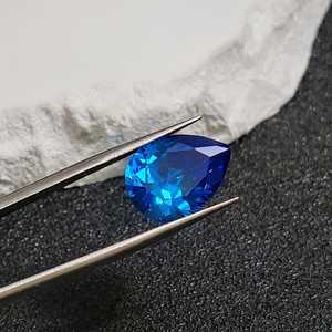 Zafiro Azul Natural en Forma de Pera, Gema Facetada, Corte Lágrima, Zafiro Suelto, Varios Tamaños, Venta al Por Mayor - Product Image 5