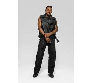 Gilet en cuir Harley Davidson vintage - Gilet en cuir authentique pour motards - Product Image 4