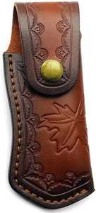 Bolso de Cuero Hecho a Mano de Alta Calidad, Multiusos, Altura Ajustable, Cierre con Botón Marrón Vintage, OEM Personalizado - Product Image 4