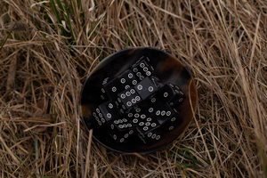 Traditional Hand Carved Horn <b>Dice</b> – Classic Game <b>Set</b> - Product Image 3