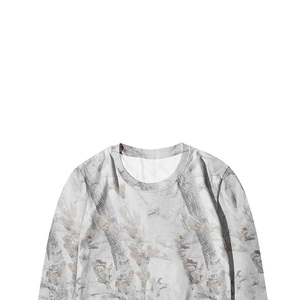 Sudadera de Cuello Redondo con Estampado de Camuflaje, Estilo Holgado, Unisex, Cómoda, para Ropa Urbana y Uso Diario - Product Image 2