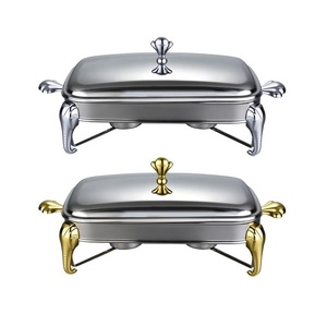 Plat à réchaud en métal de qualité supérieure, conçu pour répondre aux besoins de la restauration professionnelle, avec une qualité et une fiabilité fiables. - Product Image 1