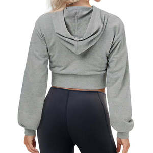 Sweat-shirts à capuche courts exclusifs pour femmes – Collection de mode décontractée en mélange de coton, élégante et confortable, vente en gros - Product Image 3