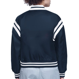 Chaqueta Varsity Premium Ecológica, Transpirable y Resistente al Viento para Mujer, 100% Algodón, Estilo Urbano de Invierno, Talla Grande - Product Image 4