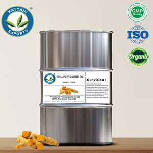 Huile essentielle de curcuma biologique de qualité supérieure (Curcuma longa) distillée à la vapeur, formule cosmétique, exportateur en Inde - Product Image 3