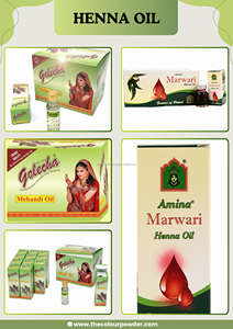 Aceite de Henna Orgánico para un Tinte Oscuro Intenso – Protección del Color de Larga Duración – Fórmula Herbal No Pegajosa - Product Image 2