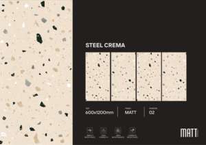 กระเบื้องพอร์ซเลน Elite Matt ขนาด 600x1200 มม. กระเบื้องปูพื้นและผนังขนาดใหญ่ สำหรับบ้านหรู อพาร์ทเมนท์ และตกแต่งภายในเชิงพาณิชย์ - Product Image 2