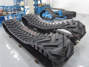 Rail en caoutchouc 300X52.5X82N pour HITACHI E33U EX30 EX32U EX35.2 FH30.2 <span class=keywords><strong>ZX30</strong></span> EH30B NHK30SR3R CX31B CX31BMR CX35B - Product Image 4