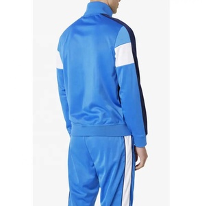 Conjunto Deportivo para Hombre con Bloques de Color, Chaqueta con Cierre y Pantalones Jogger, Ropa Deportiva con Logotipo Personalizado para Entrenamiento, Transpirable, de Poliéster, para Primavera - Product Image 5