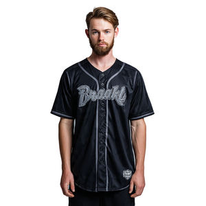 Camiseta de Béisbol con Botones para Jóvenes, Personalizada, 100% Poliéster, Camiseta de Béisbol y Ropa de Entrenamiento de Softbol - Product Image 6