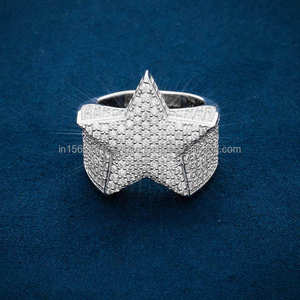 Bague de mariage demi-éternité en or massif 14k/18k avec diamant de laboratoire CVD HPHT certifié IGI taille émeraude SARVA JEWELS pour femme - Product Image 1