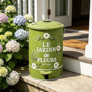 Trusted Manufacturer Iron Waste <b>Bin</b> Heavy Duty <b>Metal</b> Trash Can Custom Design For Office Hotel Restaurant Factory - Product Image 1
