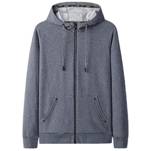 Sudadera con capucha de nuevo estilo para hombre, talla grande, con cremallera, gruesa, extragrande, con cremallera completa, unisex - Product Image 2