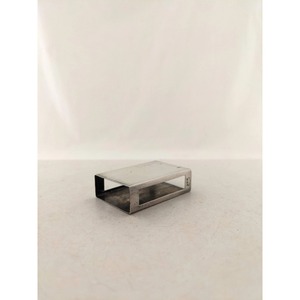 Boîte d'allumettes vintage en aluminium avec tiroir en bois, allumettes rouges, durable, pour usage domestique - Product Image 2