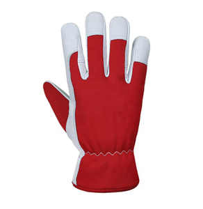 Gants de conduite en cuir de vachette grainé de haute qualité, souples, pour travaux industriels, conduite de camion, assemblage, construction, sécurité des mains - Product Image 3