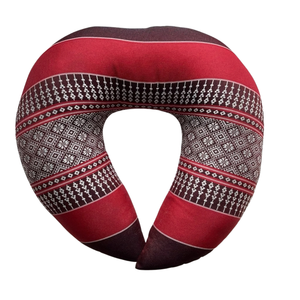 Coussin en soie en forme de U à motif floral avec broderie, pour massage et spa, à poser sur le ventre - Product Image 2