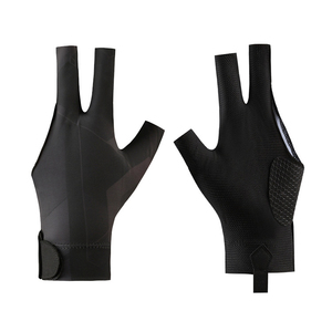 Gant de billard demi-doigts unisexe en Spandex/Coton, ambidextre, fermeture auto-agrippante, antidérapant, pour le sport, toutes saisons - Product Image 5