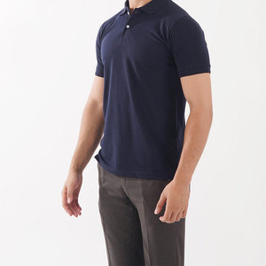 Camisetas de Hombre de Alta Calidad en Poliéster/Algodón, Tejido Sólido, Manga Corta, Personalizadas, Fabricadas en Pakistán - Product Image 3
