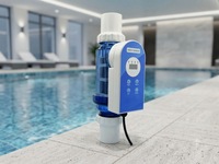 Generador de Sal Green Element 35g/h Pro con Carcasa de ABS, Celda de Titanio, Pantalla Digital, Potencia de Salida en Tiempo Real y Protección contra Sobrecalentamiento
