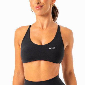 Soutien-gorge de sport pour femme à maintien élevé, uni, tendance, de qualité supérieure, pour la course à pied, en promotion - Product Image 3