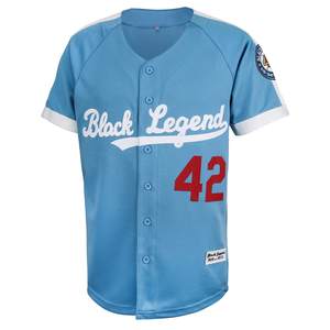 Maillot de baseball personnalisé pour hommes, respirant, en polyester, uniforme sportif d'équipe pour l'entraînement et la pratique - Product Image 3