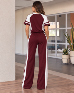 New Winter Embroidered Casual Two Piece Crop Top Zipper Hoodie <b>Baggy</b> <b>Joggers</b> Set Fashionable Breathable Solid Color 2026 - Product Image 3