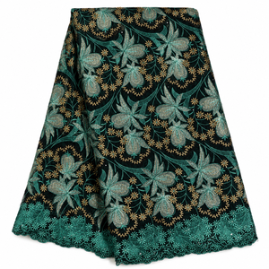 Dentelle suisse premium brodée, tissu de dentelle africaine pour robes, mode Guatemala - Product Image 5