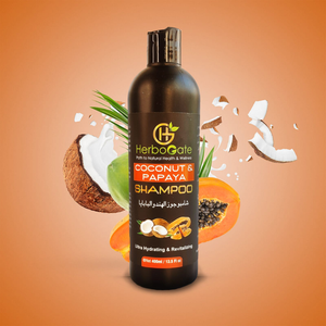 Shampoo à la noix de coco et à la papaye pour la réparation des cheveux, le soin du cuir chevelu et la routine capillaire quotidienne rafraîchissante - Product Image 5