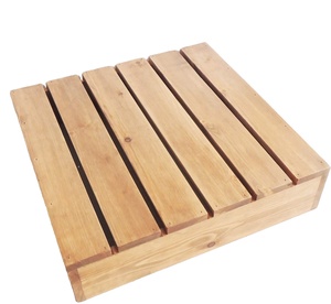Handmade <b>Square</b> Wooden Cake Stand for Serving Cupcakes & Desserts Wedding Decorations Cake <b>Tool</b> - Product Image 1