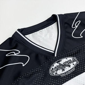 Camiseta de Fútbol Americano de Poliéster Suave, Ropa Deportiva de Fútbol, Impresión por Sublimación Personalizada de Primera Calidad, Malla Fina para Fútbol, Camiseta de Fútbol Francés - Product Image 6