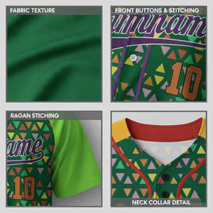 Camiseta de Béisbol/Softbol Unisex Personalizable OEM, Transpirable, de Manga Corta, con Malla y Sarga, Reversible, con Rayas Sólidas, al por Mayor - Product Image 4