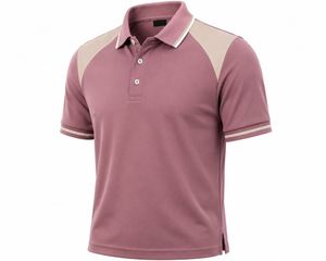 Camiseta Casual de Manga Corta para Hombre, Tejido Sólido Transpirable, Poliéster/Algodón, Logotipo Frontal - Product Image 1