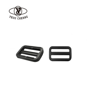 Durable <b>Plastic</b> Rectangular Webbing <b>Slide</b> Buckle for Bag Strap Backpack Luggage Making - Product Image 1