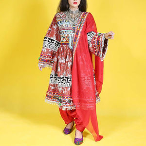 Robe longue en dentelle afghane Banjara, style tribal ethnique vintage traditionnel, de haute qualité, décontractée, au design unique et élégant - Product Image 2