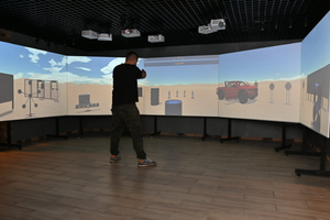 Juego de disparos de proyección interactiva inmersiva Captura de movimiento Simulador de pistola láser Sensación real Experiencia de disparo <span class=keywords><strong>virtual</strong></span> - Product Image 6