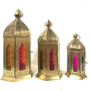 Lámpara Colgante Marroquí de Alta Calidad con Acabado Dorado para Decoración de Mesa de Boda, Decoración del Hogar, Decoración de Ramadán, Precio al por Mayor - Product Image 2