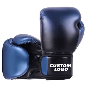 Nuevos Guantes de Boxeo de Artes Marciales para Niños de 16 oz, Color Negro y Azul, de Moda, del Mejor Proveedor, Buena Venta - Product Image 1