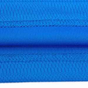 Ensemble de maillot de basket-ball unisexe bleu, col en V, sans manches, respirant, en maille, personnalisable, vêtements de sport en polyester - Product Image 4